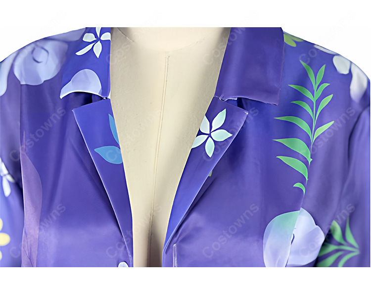 にじさんじ 剣持刀也 アロハシャツ コスプレ衣装-6