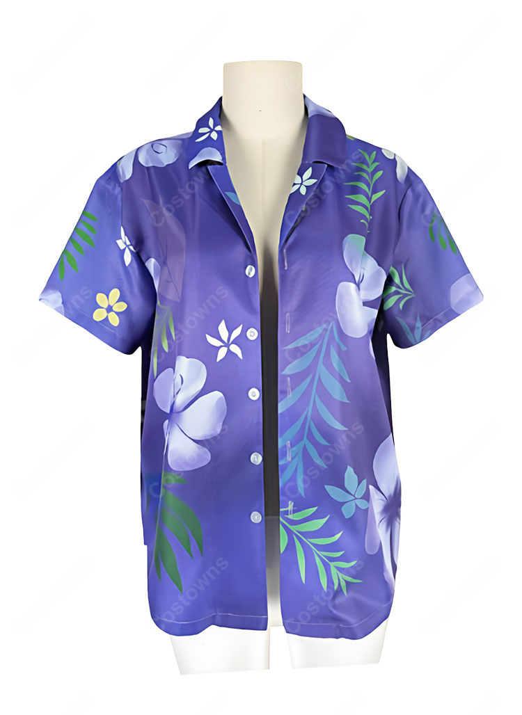 にじさんじ 剣持刀也 アロハシャツ コスプレ衣装-2