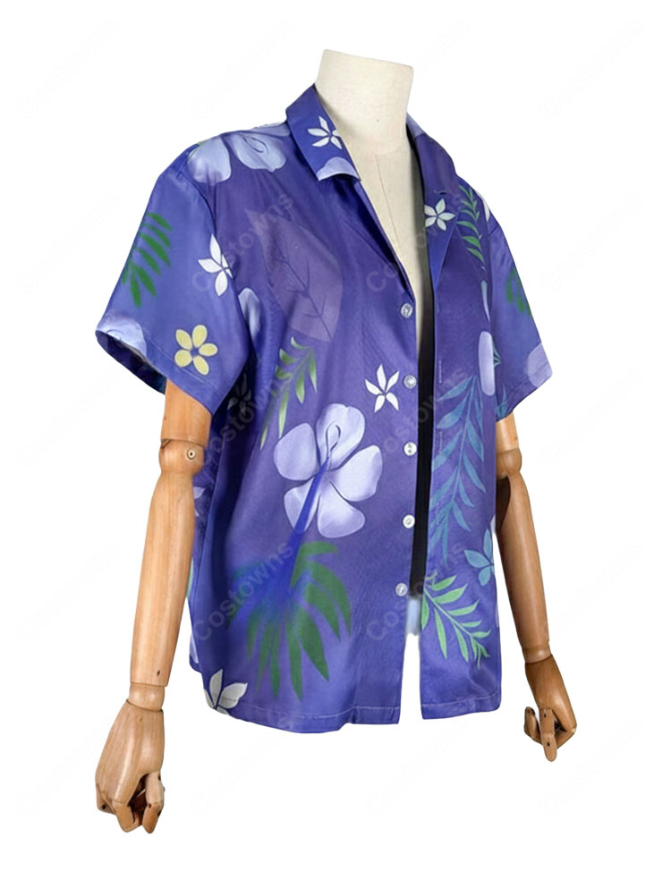 にじさんじ 剣持刀也 アロハシャツ コスプレ衣装-3