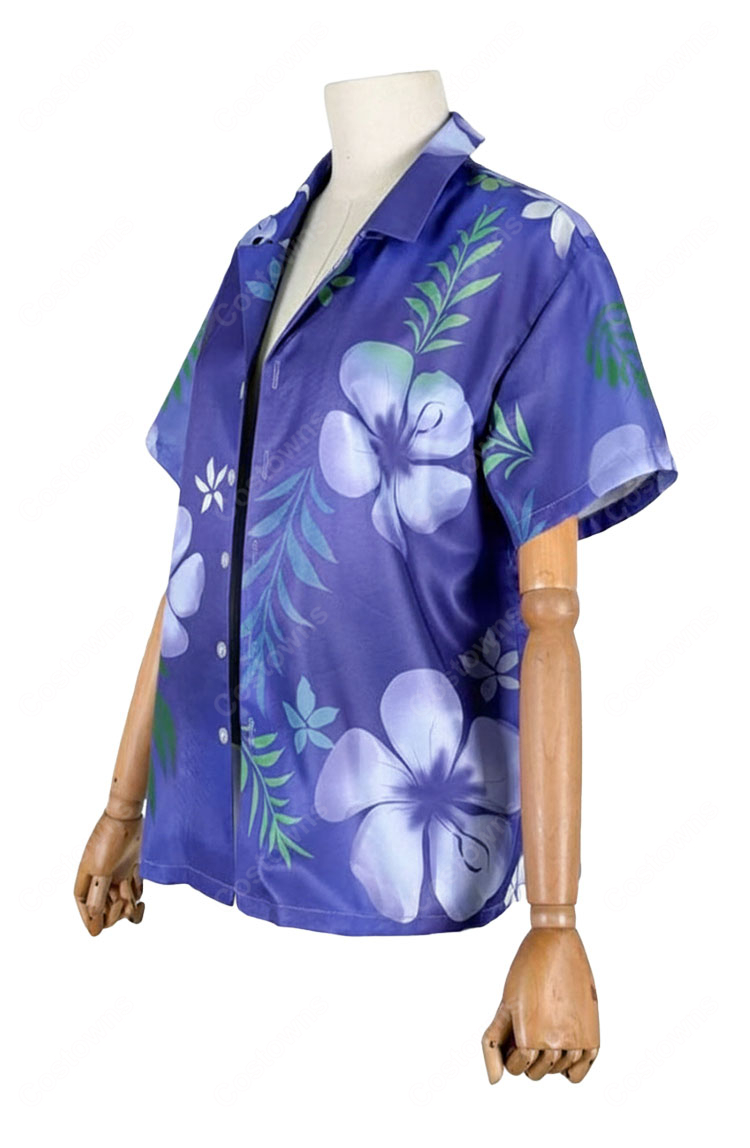 にじさんじ 剣持刀也 アロハシャツ コスプレ衣装-4