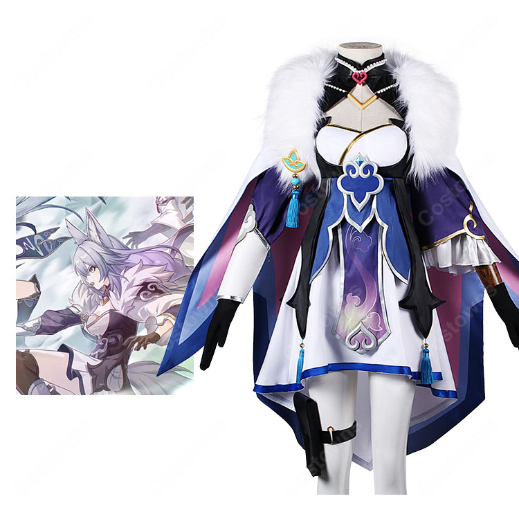 崩壊：スターレイル 白珠 コスプレ衣装-1