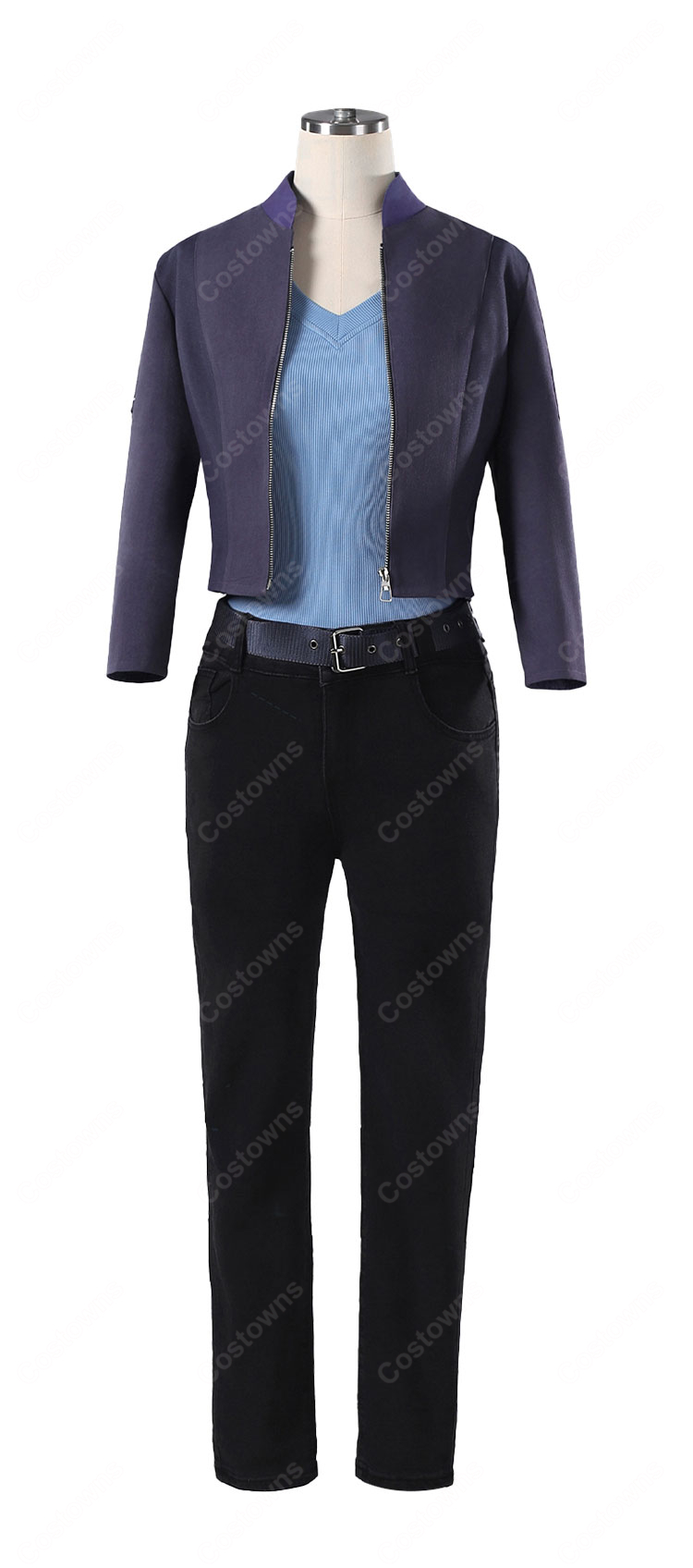 映画 ズートピア2 ジュディ・ホップス ウサギの警官 コスプレ衣装-2