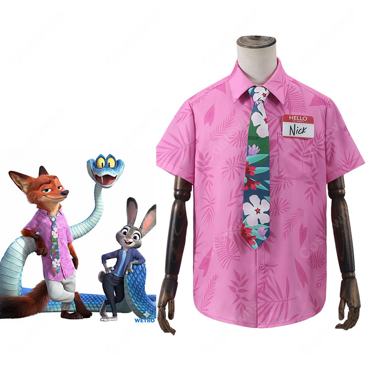 映画 ズートピア2 ニック・ワイルド コスプレ衣装-1