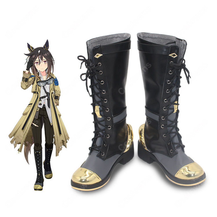ウマ娘 プリティーダービー ステイゴールド コスプレ靴-1