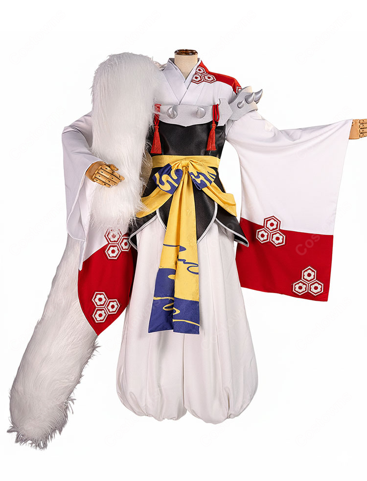 犬夜叉 殺生丸 人型 コスプレ衣装-2