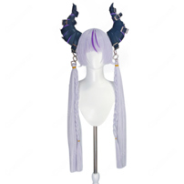 hololive ホロライブ ラプラス・ダークネス 秘密結社holoX 総帥 コスプレウィッグ(202×202)