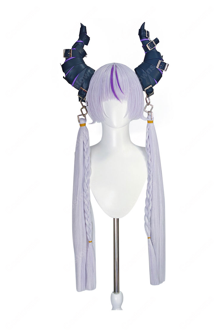 hololive ホロライブ ラプラス・ダークネス 秘密結社holoX 総帥 コスプレウィッグ-2