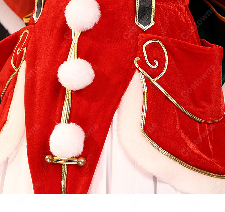 Re:ゼロから始める異世界生活 エミリア クリスマス記念 コスプレ衣装-8