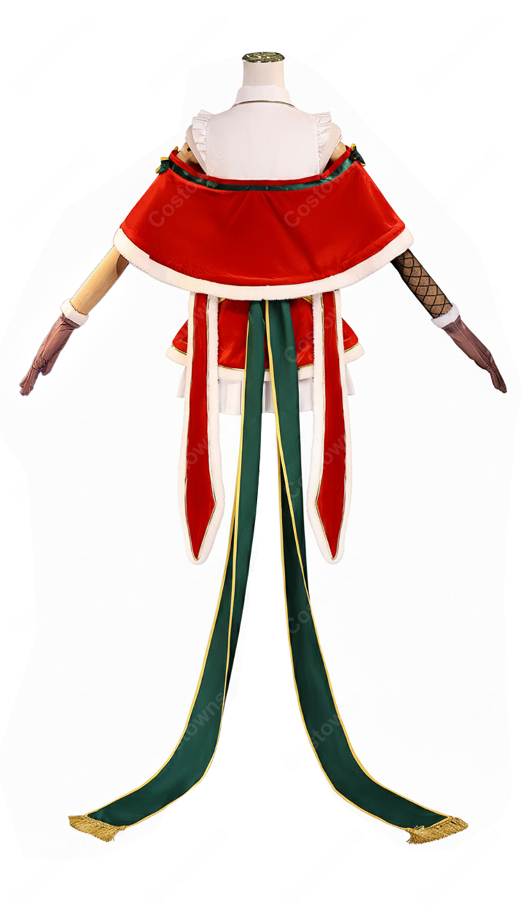 Re:ゼロから始める異世界生活 エミリア クリスマス記念 コスプレ衣装-3