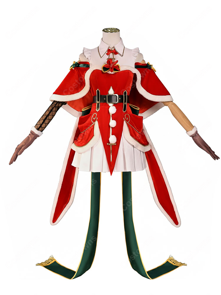 Re:ゼロから始める異世界生活 エミリア クリスマス記念 コスプレ衣装-2