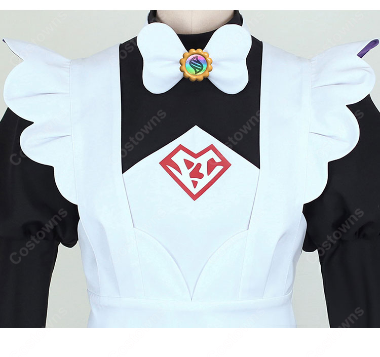 ポケモンレジェンズZ-A ハルジオ コスプレ衣装 メイド服-6