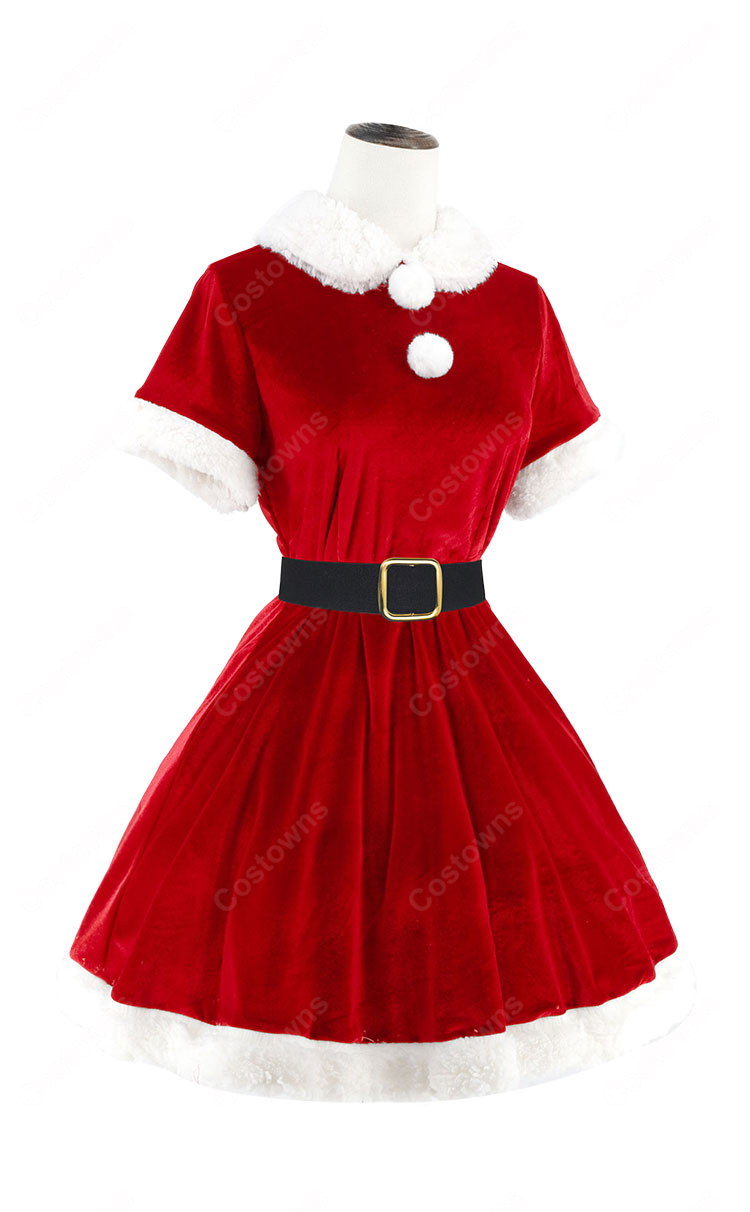 新世紀エヴァンゲリオン 綾波レイ クリスマス コスプレ衣装-3