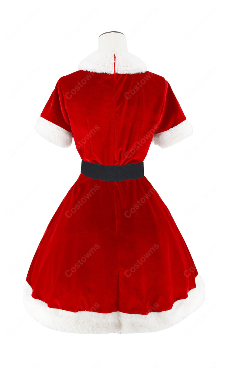 新世紀エヴァンゲリオン 綾波レイ クリスマス コスプレ衣装-4