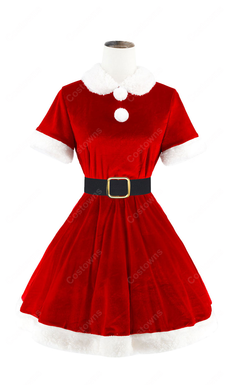 新世紀エヴァンゲリオン 綾波レイ クリスマス コスプレ衣装-2