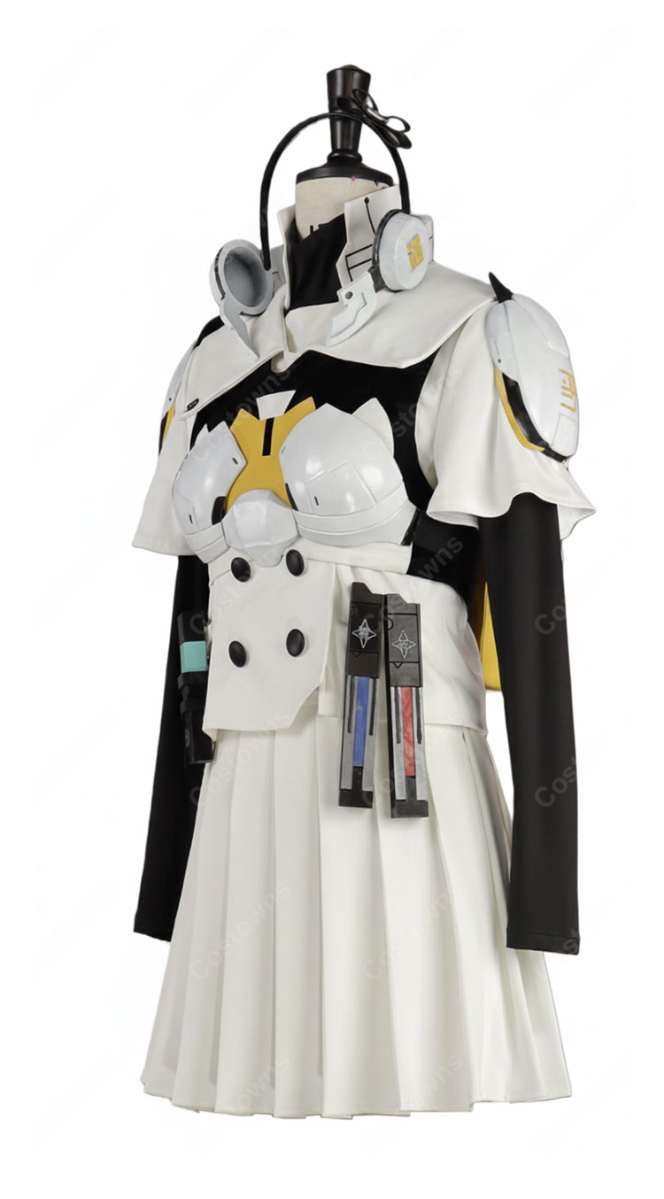 HUNDRED LINE -最終防衛学園- 霧藤希 戦闘服 制服 コスプレ衣装-3