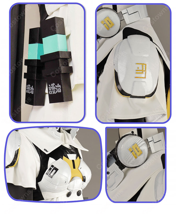 HUNDRED LINE -最終防衛学園- 霧藤希 戦闘服 制服 コスプレ衣装-7