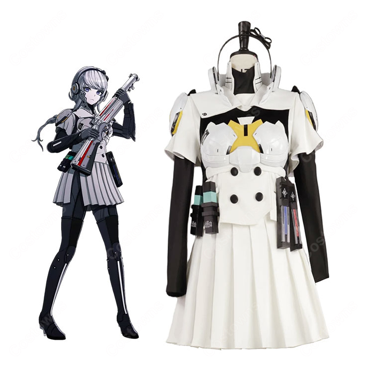 HUNDRED LINE -最終防衛学園- 霧藤希 戦闘服 制服 コスプレ衣装-1