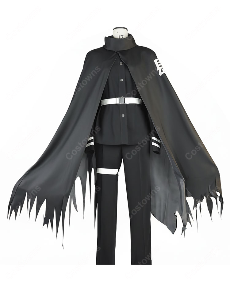 HUNDRED LINE -最終防衛学園- 蒼月衛人 マント コスプレ衣装-1