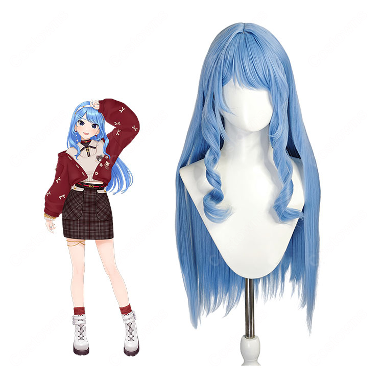 hololive（ホロライブ） 星街すいせい miCometベアブランド衣装 コスプレウィッグ-1