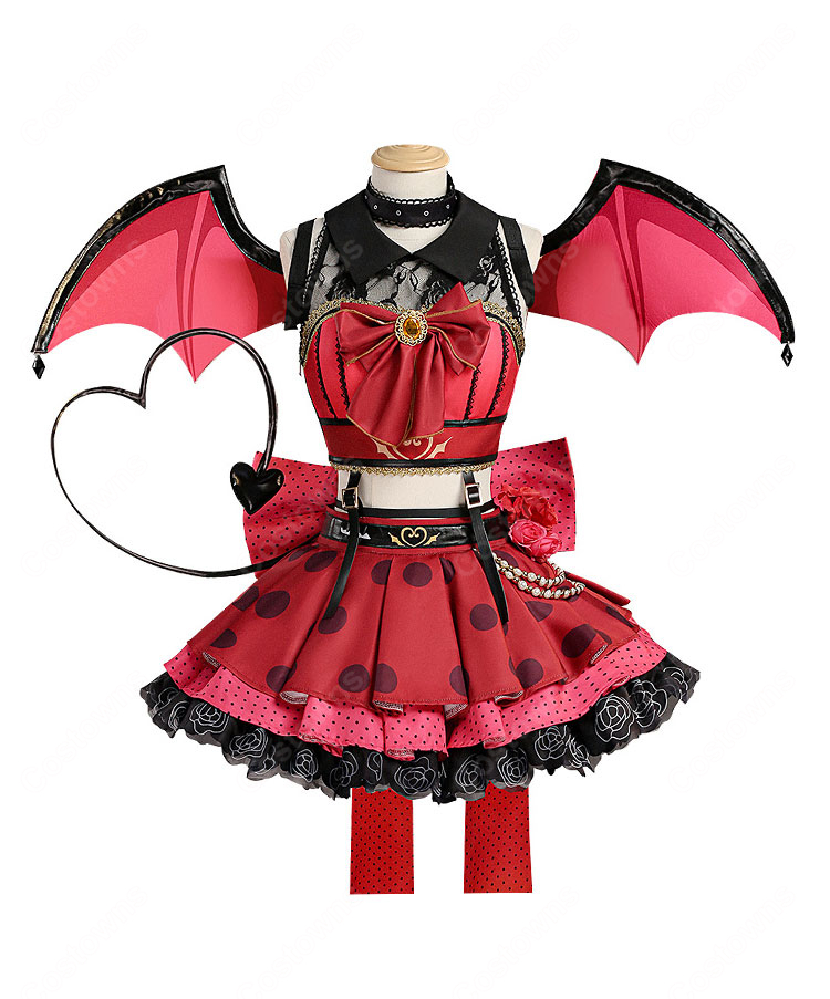 ラブライブ！サンシャイン!! 小悪魔アイドル衣装 高海千歌 桜内梨子 松浦果南 黒澤ダイヤ 渡辺曜 津島善子 国木田花丸 小原鞠莉 黒澤ルビィ  コスプレ衣装-1