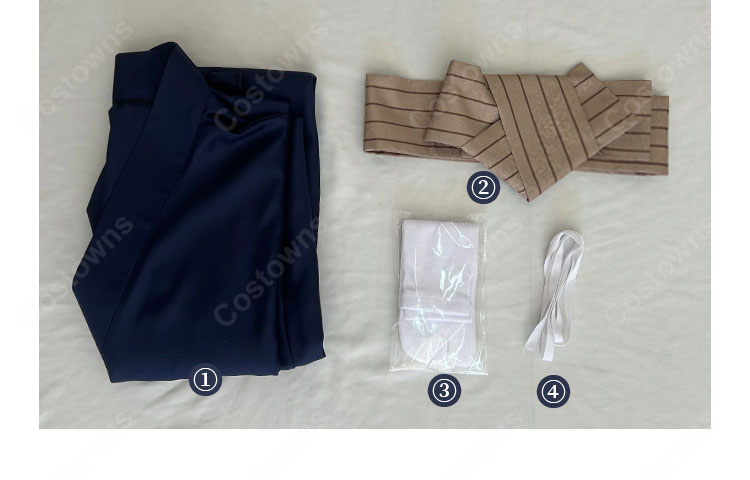 劇場版「鬼滅の刃」無限城編 狛治 猗窩座 コスプレ衣装-6