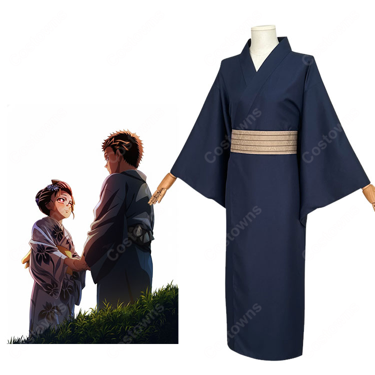 劇場版「鬼滅の刃」無限城編 狛治 猗窩座 コスプレ衣装-1
