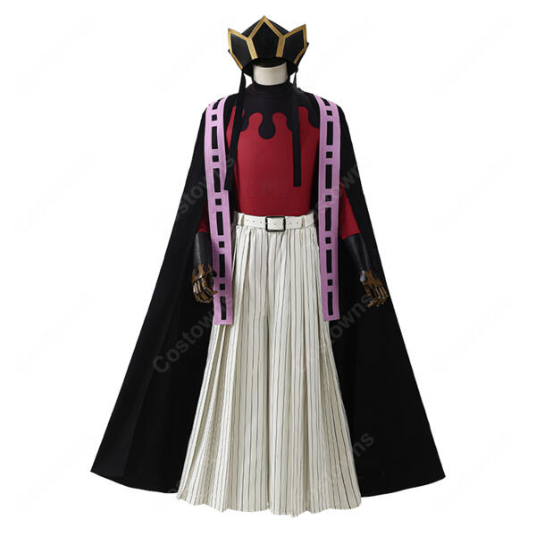 鬼滅の刃 童磨 コスプレ衣装 刺繍 帽子元の画像