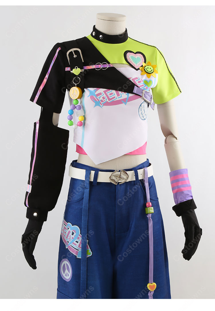 あんさんぶるスターズ！！ らびゅ&ピース伝説衣装 日々樹渉 椎名ニキ 仁兎なずな 紫之創 三毛縞斑 ユメ(花群冬芽) コスプレ衣装-6