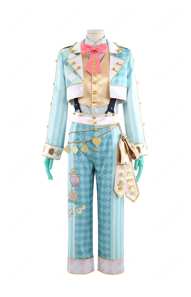 ディズニー ツイステッドワンダーランド 薔薇の王国のホワイトラビット・フェス ラビット・ウェア フロイド・リーチ コスプレ衣装-2