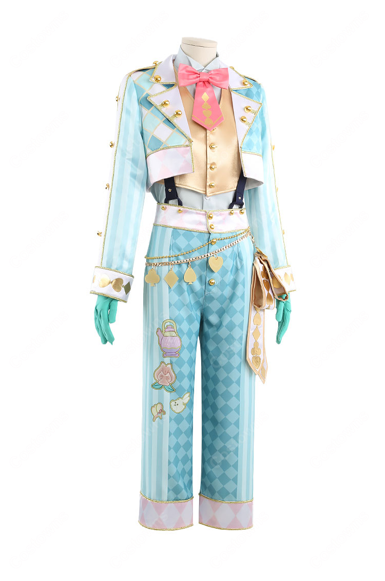 ディズニー ツイステッドワンダーランド 薔薇の王国のホワイトラビット・フェス ラビット・ウェア フロイド・リーチ コスプレ衣装-3