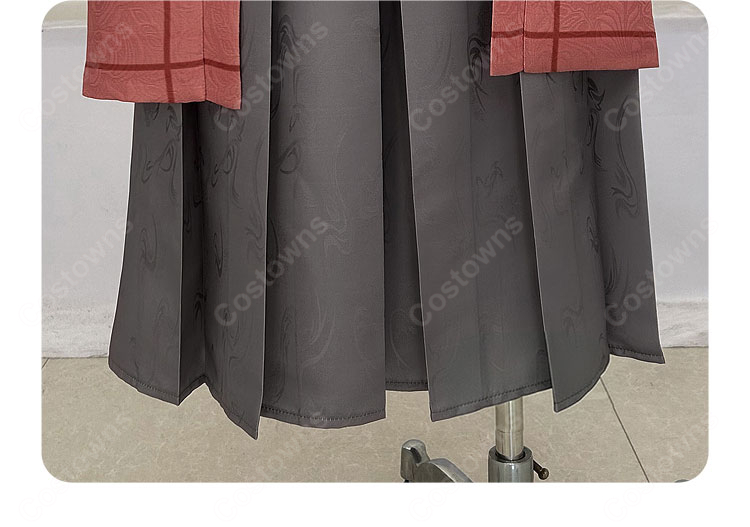 二十世紀電氣目録 坂本喜八 コスプレ衣装 7点セット(羽織、インナー、袴、スヌード、コルセットベルト、ベルト、手袋)-8