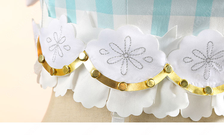 ラブライブ！ School idol project 小泉花陽 一歩きりで終わらせないように フルールレーヴ コスプレ衣装-10