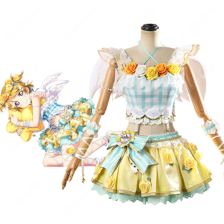 ラブライブ！ School idol project 小泉花陽 一歩きりで終わらせないように フルールレーヴ コスプレ衣装-1