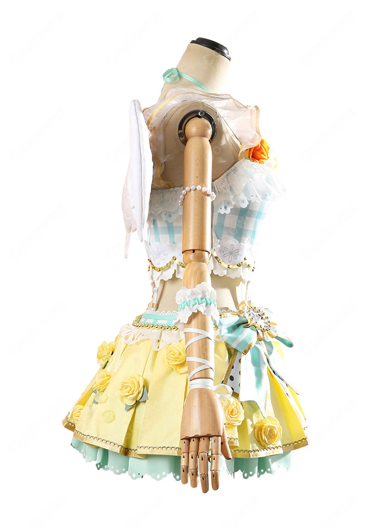 ラブライブ！ School idol project 小泉花陽 一歩きりで終わらせないように フルールレーヴ コスプレ衣装-4