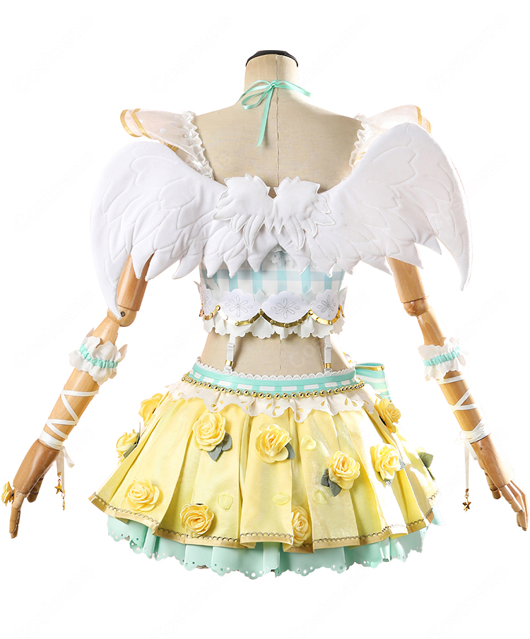 ラブライブ！ School idol project 小泉花陽 一歩きりで終わらせないように フルールレーヴ コスプレ衣装-5