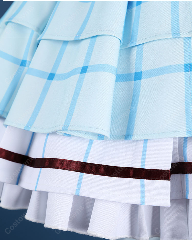 ラブライブ！シリーズ15周年 Aqours 全員 記念衣装 高海千歌  黒澤ダイヤ  渡辺曜 国木田花丸 黒澤ルビィ 津島善子 松浦果南 小原鞠莉 コスプレ衣装-16