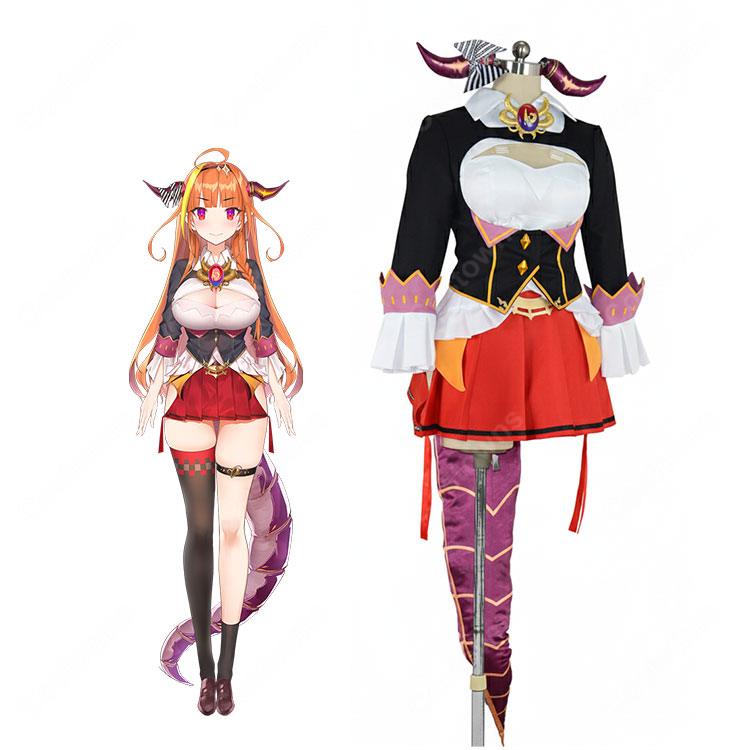 hololive ホロライブ 卒業生 桐生ココ 四代目会長 コスプレ衣装-1