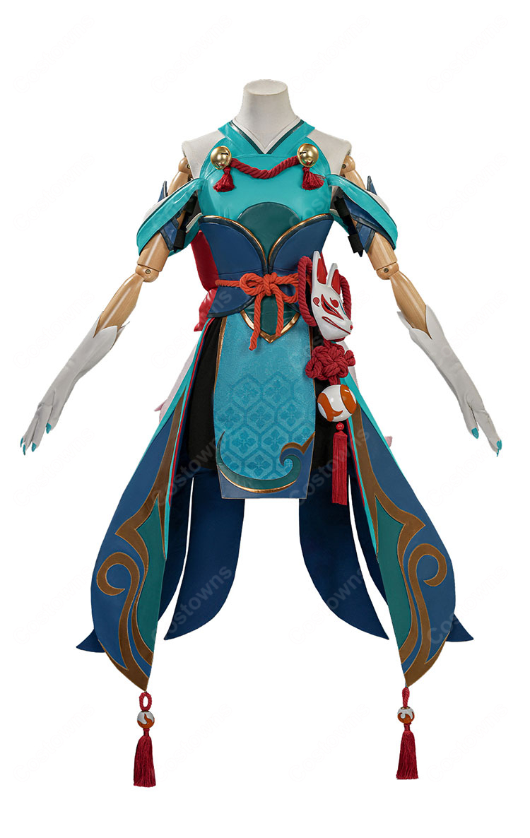 オーバーウォッチ 2 妖怪シリーズ キリコ イナリノカミ コスプレ衣装-2