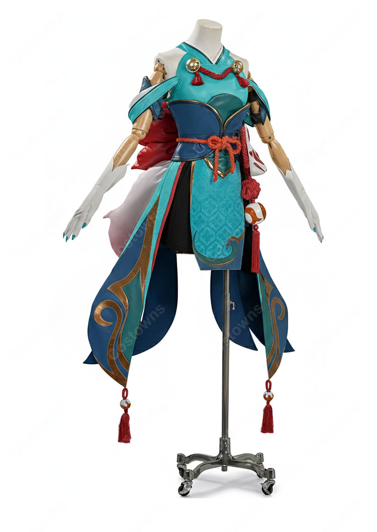 オーバーウォッチ 2 妖怪シリーズ キリコ イナリノカミ コスプレ衣装-3