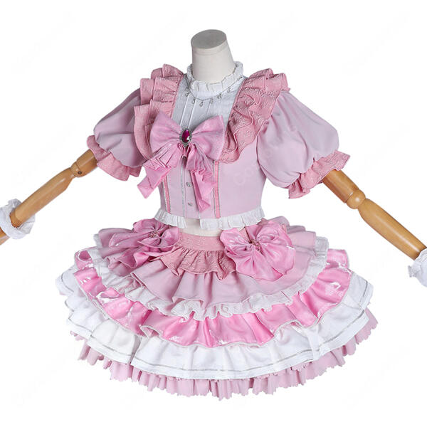 魔法少女まどか☆マギカ 鹿目まどか コスプレ衣装 アイドル衣装 ステージ衣装元の画像