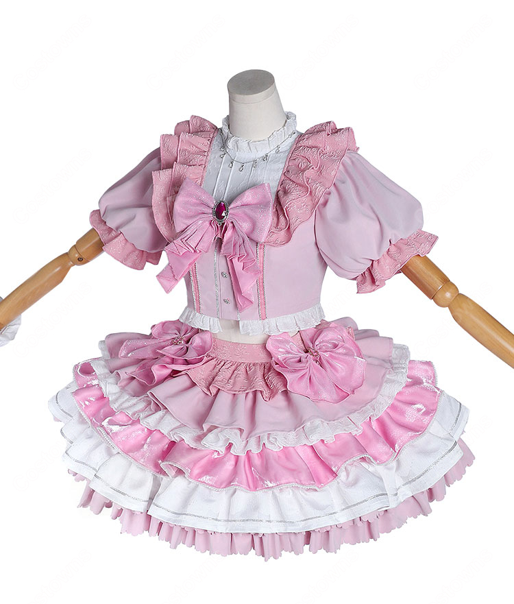 魔法少女まどか☆マギカ 鹿目まどか コスプレ衣装 アイドル衣装 ステージ衣装-2