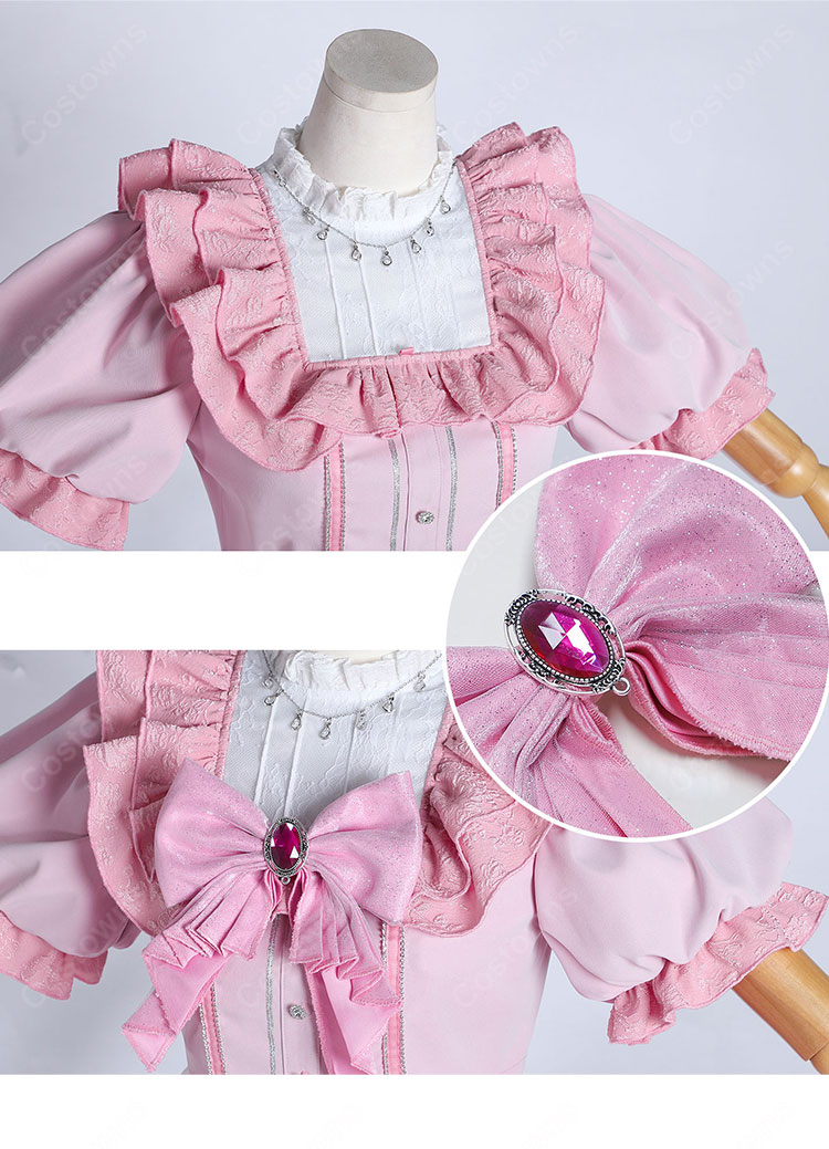 魔法少女まどか☆マギカ 鹿目まどか コスプレ衣装 アイドル衣装 ステージ衣装-4