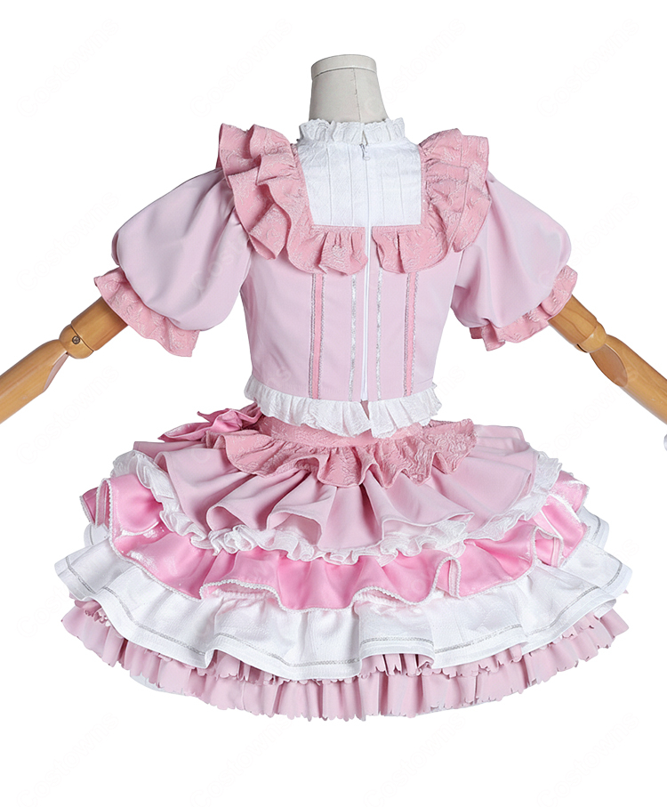 魔法少女まどか☆マギカ 鹿目まどか コスプレ衣装 アイドル衣装 ステージ衣装-3