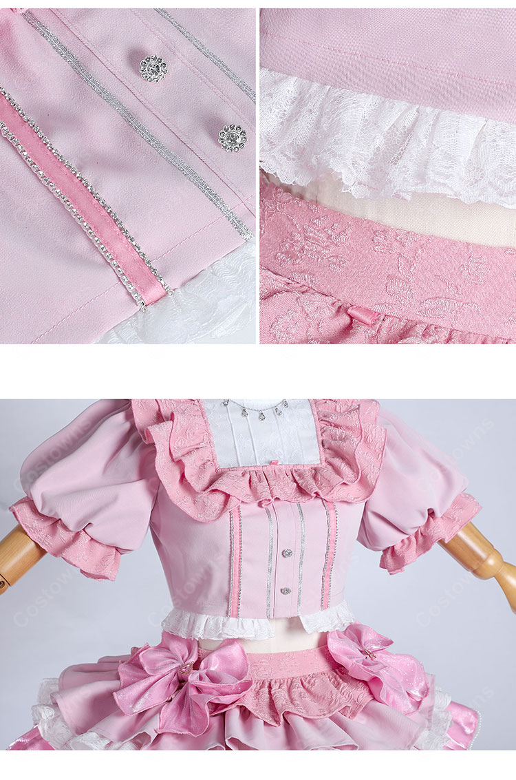 魔法少女まどか☆マギカ 鹿目まどか コスプレ衣装 アイドル衣装 ステージ衣装-5