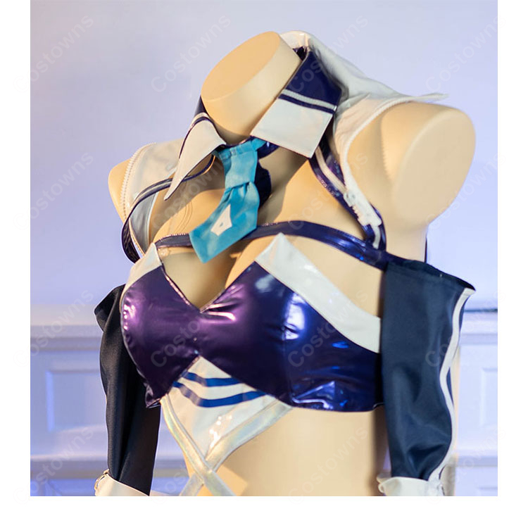 アズールレーン ニュージャージー ブラック・プレリュード コスプレ衣装-5