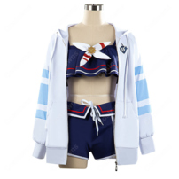 ウマ娘 プリティーダービー シュヴァルグラン 夏凪ネイビードロップ 勝負服 水着 コスプレ衣装(202×202)