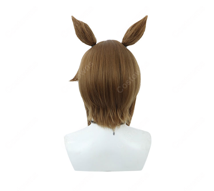 ウマ娘 プリティーダービー シュヴァルグラン コスプレウィッグ 耳・尾付き-5