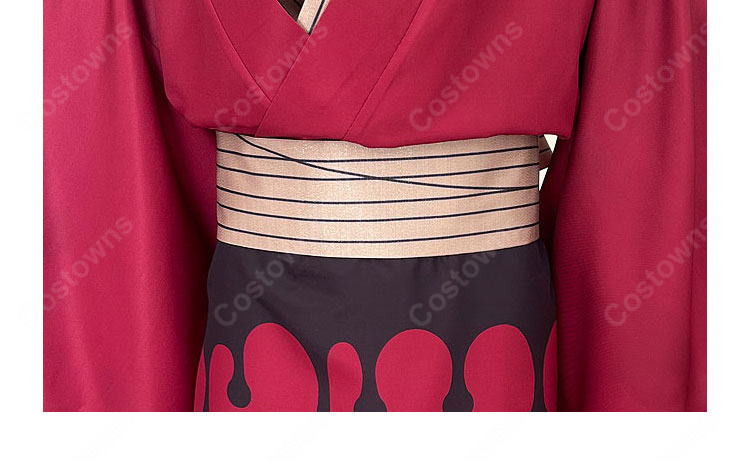 鬼滅の刃 上陸童磨 着物 コスプレ衣装-5