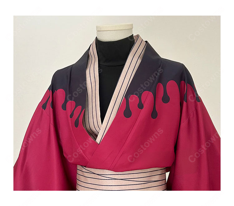鬼滅の刃 上陸童磨 着物 コスプレ衣装-4