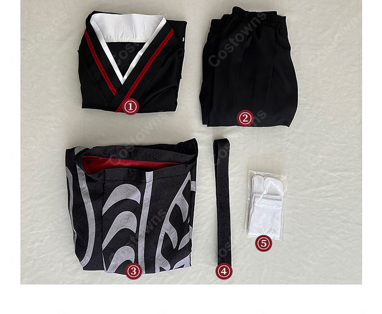 鬼滅の刃 鬼舞辻󠄀無惨 平安時代 コスプレ衣装-8